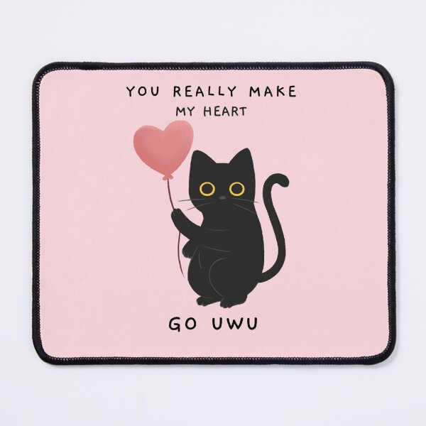 Item preview, You really make my heart go uwu designed and sold by KonichiwaCutie.