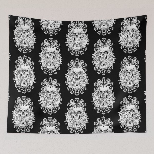 Item preview, Soul Seeker Floral Skull designed and sold by georgiamason.