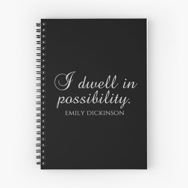 Item preview, I Dwell In Possibility - Emily Dickinson Quotes - Poems designed and sold by PhiloJourney.