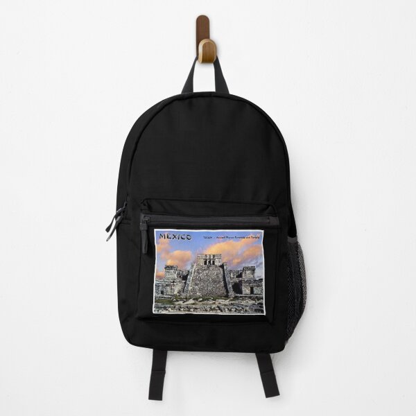Item preview, MEXICO : Tulum Tourism Ancient Mayan Pyramids and Temples Ruins Advertising Print designed and sold by posterbobs.