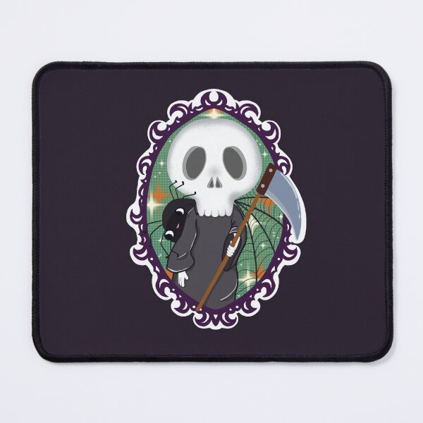 Item preview, Kawaii Death Reaper Halloween Skull Spider designed and sold by Missing In Art.