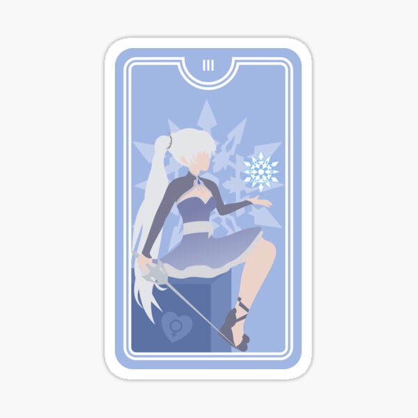 Item preview, Weiss Schnee Empress Tarot Card designed and sold by PsychMerchant.