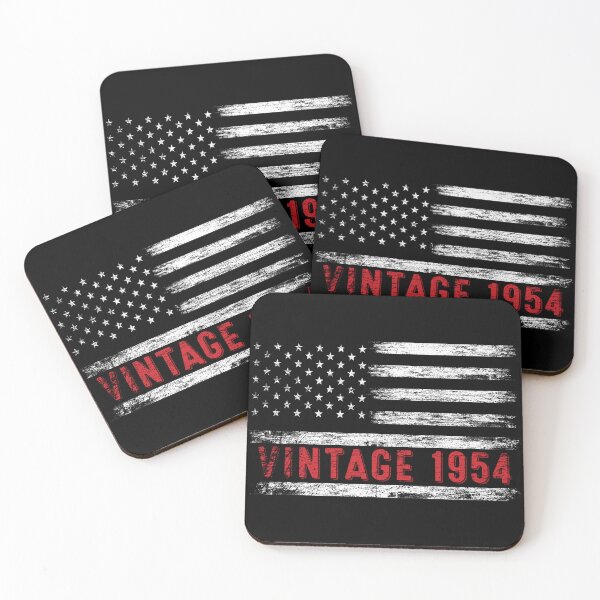 Item preview, 68th Birthday Gifts Vintage 1954 American Flag designed and sold by MoHaCo.