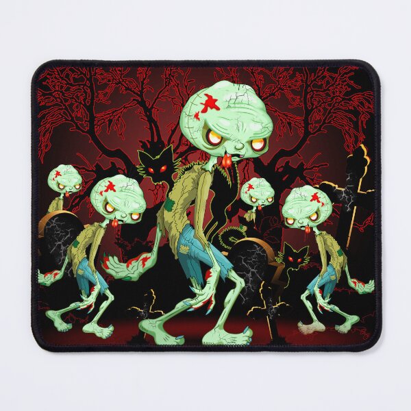Item preview, Zombie Creepy Monster Cartoon walking on cemetery designed and sold by BluedarkArt.