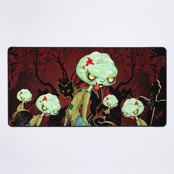 Item preview, Zombie Creepy Monster Cartoon walking on cemetery designed and sold by BluedarkArt.
