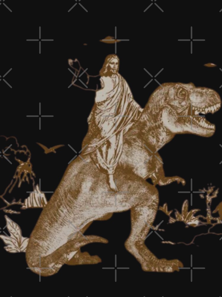 Jesus Riding Dinosaur T Shirt UFO T Shirt Funny T Shirts Offensive T Shirt  Cool T Shirts Novelty Shirts 90s Graphic Tee For Men Women Tee