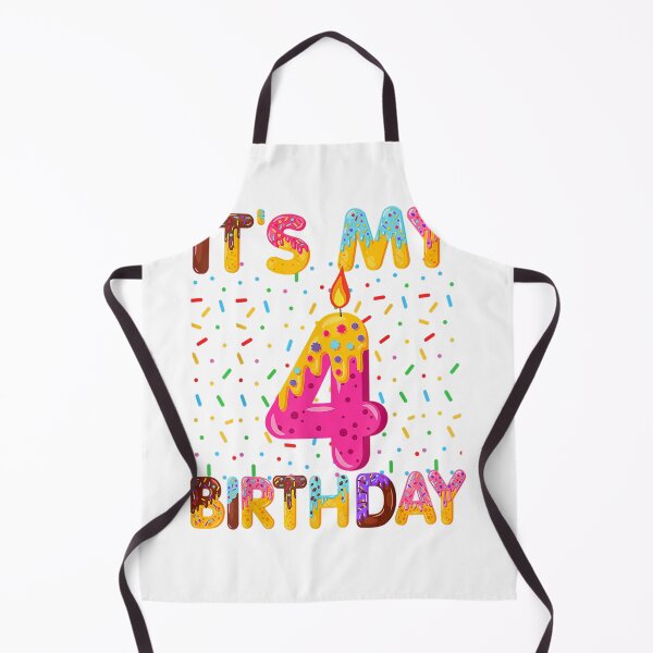 Item preview, IT'S MY 4 BIRTHDAY  designed and sold by Browhiteart.