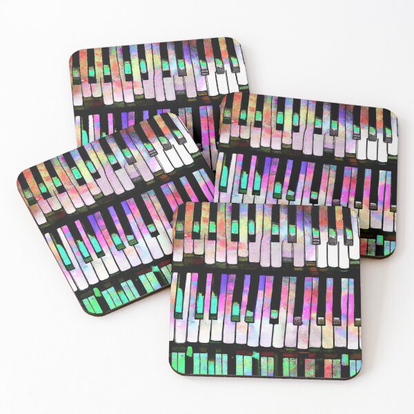 Item preview, Colorful Piano Keys Pattern designed and sold by Zestpond.