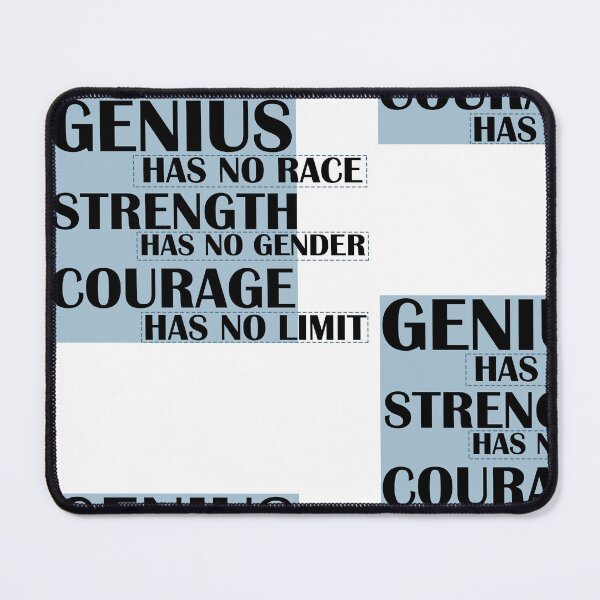 Item preview, strength has no gender bleu background designed and sold by LilaDiams.
