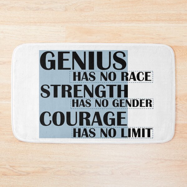 Item preview, strength has no gender bleu background designed and sold by LilaDiams.