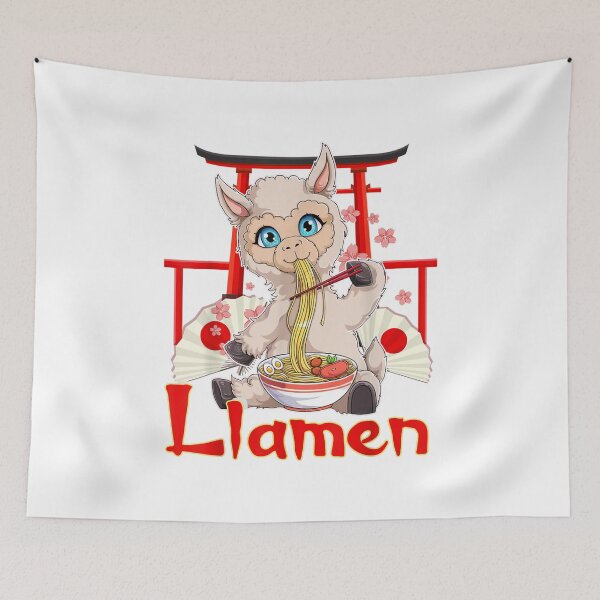 Item preview, Llamen designed and sold by Browhiteart.
