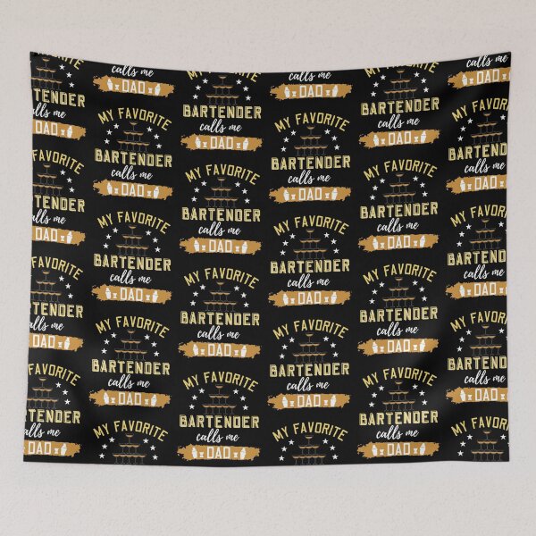Item preview, My Favorite Bartender Calls Me Dad designed and sold by Betsytiptoe.