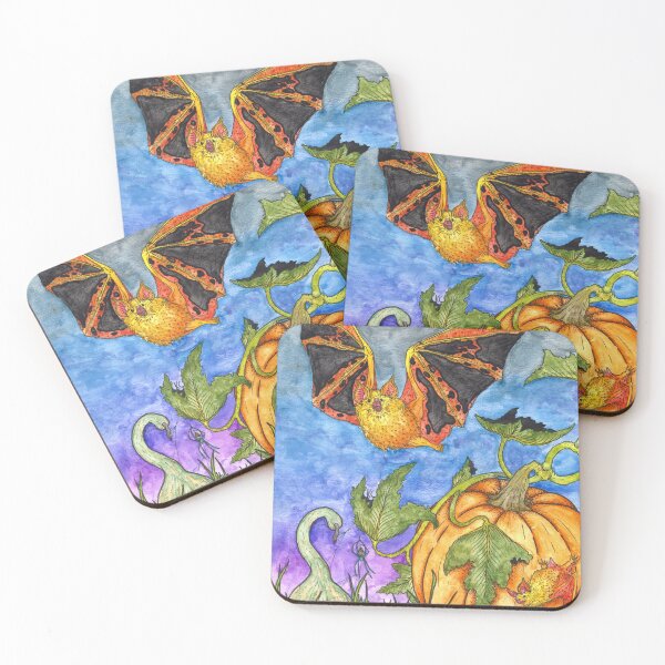 Item preview, Painted bats & Pumpkins  designed and sold by Katscales86.