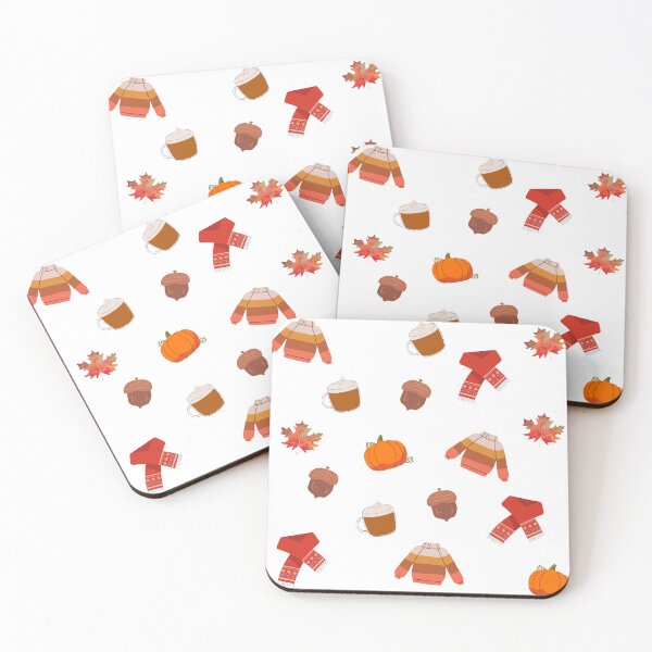Item preview, Cozy Autumn/Fall Necessities Pattern designed and sold by Vinsara Store.