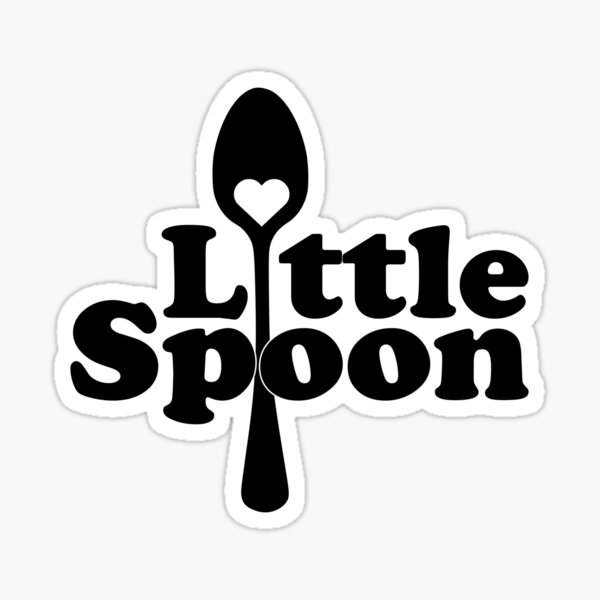 "Little Spoon Polyamory Throuple Relationship Couples" Sticker for Sale
