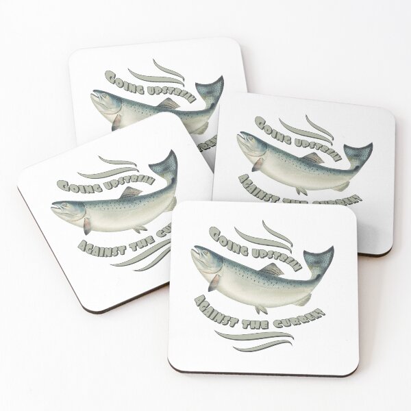 Item preview, Always going upstream, against the current. designed and sold by portokalis.