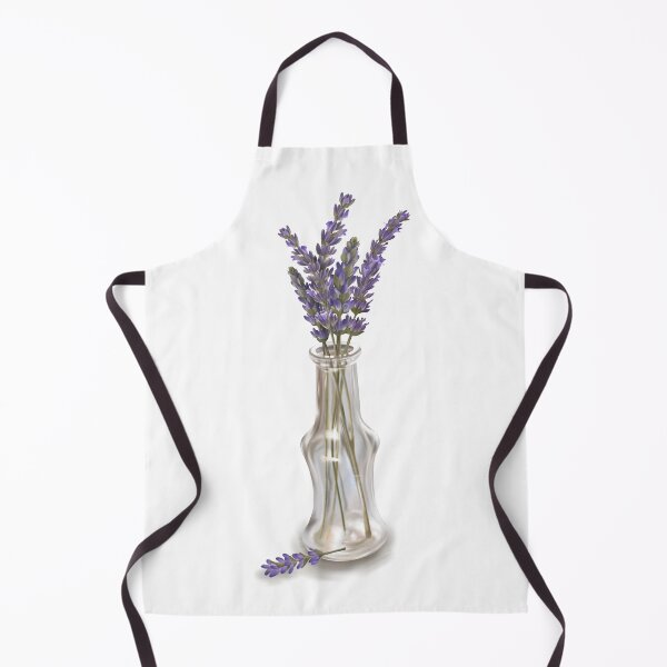 Item preview, Lavender in glass vase designed and sold by NatsAnnArt.