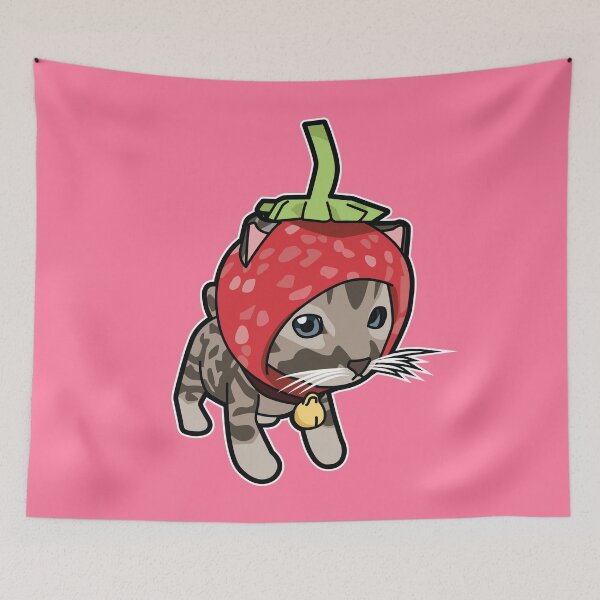 Item preview, STRAWBER - Strawberry cat meme  designed and sold by Rzera-.