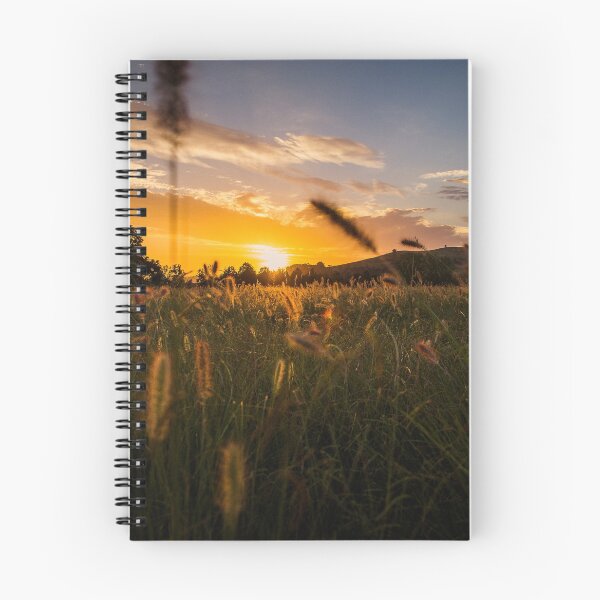 Item preview, Glowing Sunset glinting through the golden grass designed and sold by AmberGrove.