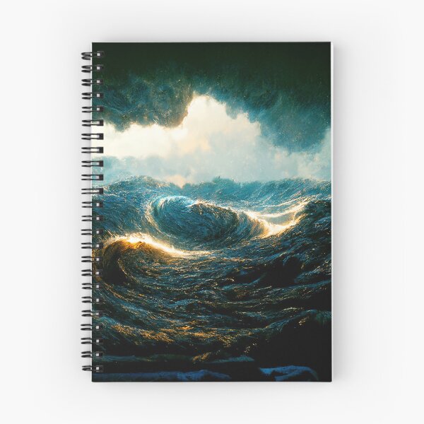 Item preview, Ocean Waves Hit Without Warning designed and sold by shokA Design.