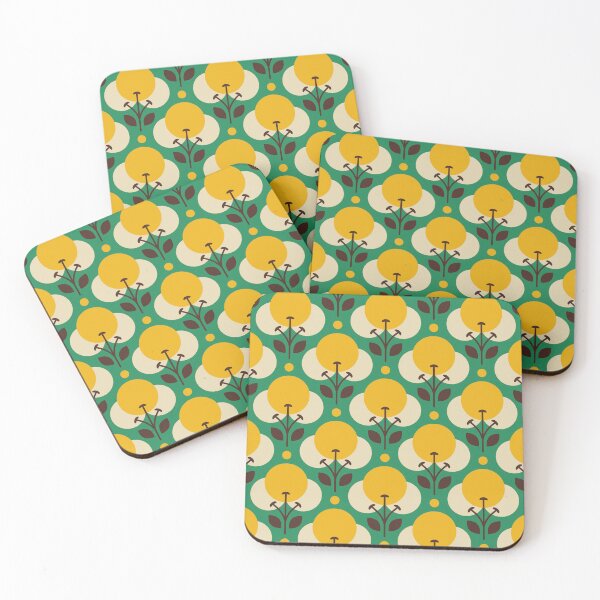 Item preview, 2009 - retro berries, yellow / green / white designed and sold by RouCouCou.