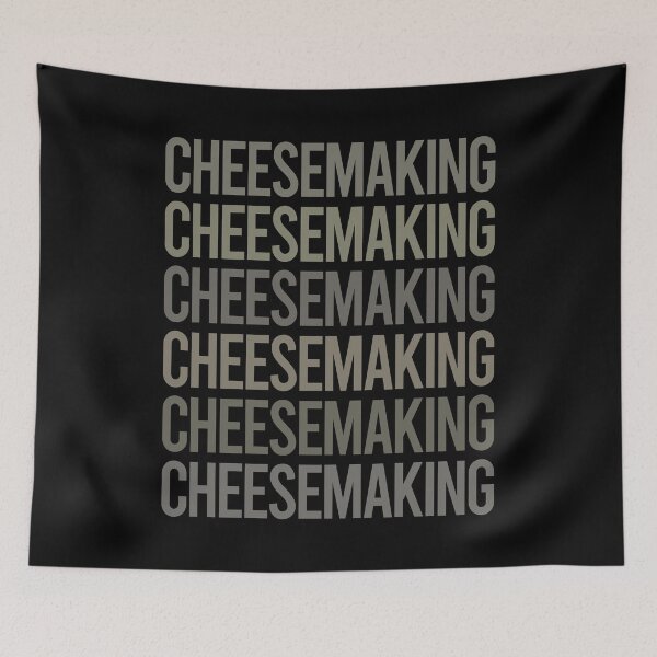 Item preview, Gray Text Art Cheesemaking Cheesemaker Cheese Making designed and sold by TarynBrown3126.