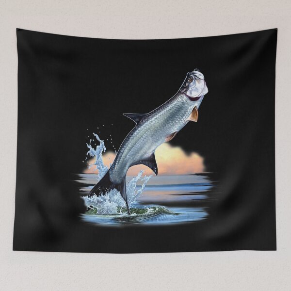 Item preview, Tarpon Fish Fresh Water Wildlife Hunting Fishing designed and sold by anazinmin.
