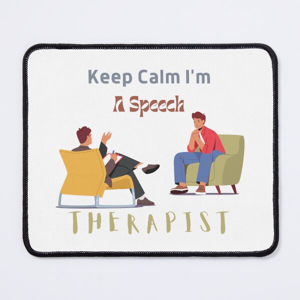 Item preview, keep calm i'm a speech therapist... designed and sold by ENIGMAT-.