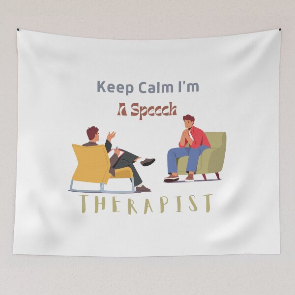 Item preview, keep calm i'm a speech therapist... designed and sold by ENIGMAT-.