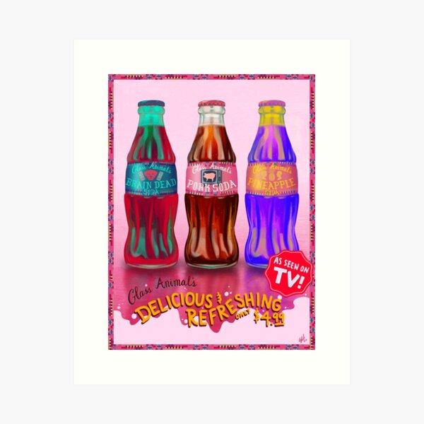 Item preview, Glass Animal's Pork Soda designed and sold by Elise Hillbrand.