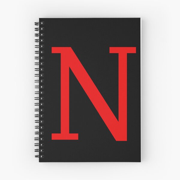 Item preview, Red Letter N Capital Alphabet Monogram Initial  designed and sold by kotsdesign.
