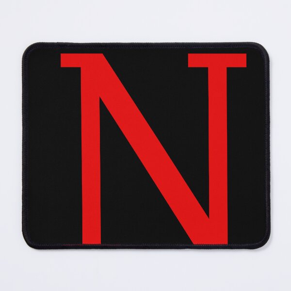Item preview, Red Letter N Capital Alphabet Monogram Initial  designed and sold by kotsdesign.