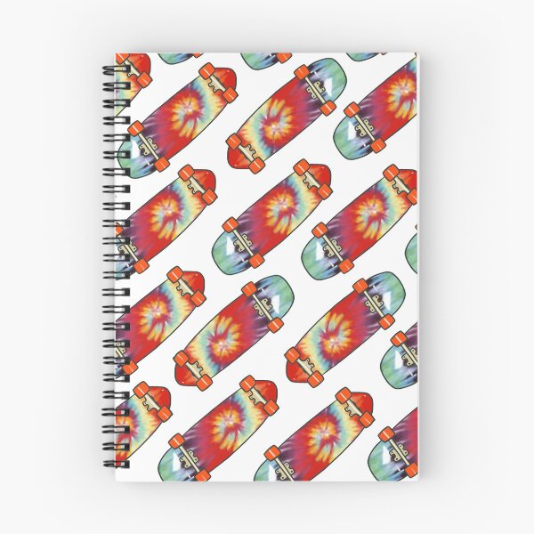 Item preview, Tie-dye skateboard pattern designed and sold by Haleyperetic.