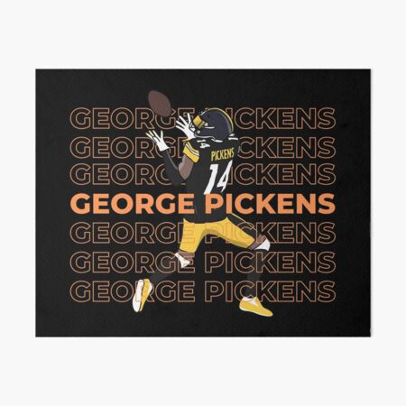 George Pickens PIttsburgh Steelers 3/5 ACEO Fine Art Print Card By