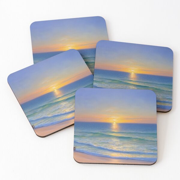 Item preview, Sunrise on the blue-green sea designed and sold by EdwardBratton.