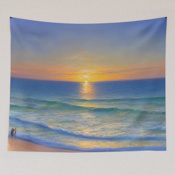 Item preview, Sunrise on the blue-green sea designed and sold by EdwardBratton.