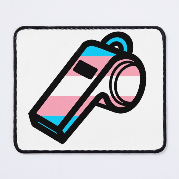 Item preview, Roller Derby Transgender Flag Whistle designed and sold by Widdershins  Art.