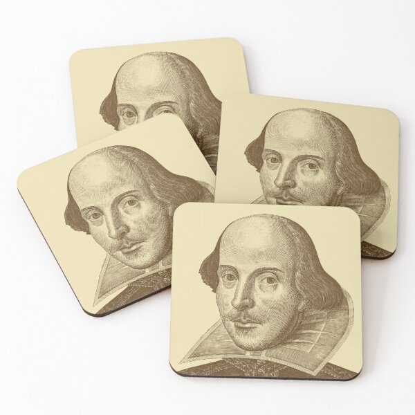 Item preview, William Shakespeare artwork (cream) designed and sold by Madame Memento.