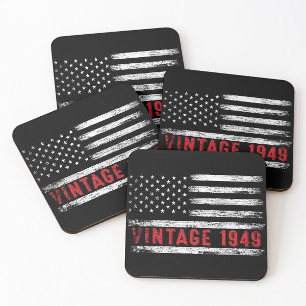 Item preview, 73rd Birthday Gifts Vintage 1949 American Flag designed and sold by MoHaCo.
