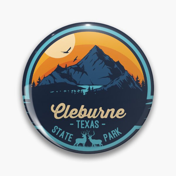 Item preview, Cleburne State Park Texas Vacation TX Souvenir Badge designed and sold by mountainfad.
