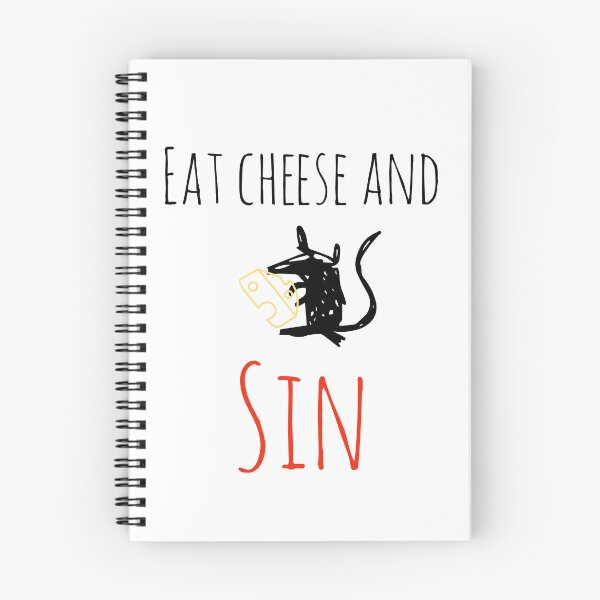 Item preview, Eat cheese and sin designed and sold by PopandPolitics.