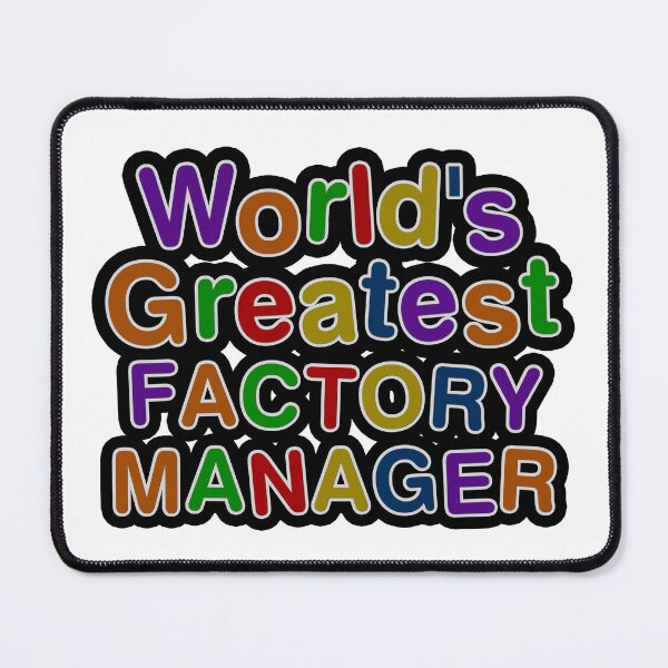 Item preview, World's Greatest FACTORY MANAGER designed and sold by AmyHNJ.