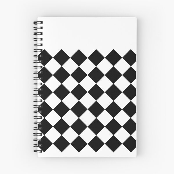 Item preview, Rhombus Checkerboard Pattern Black and White designed and sold by MadandMean.