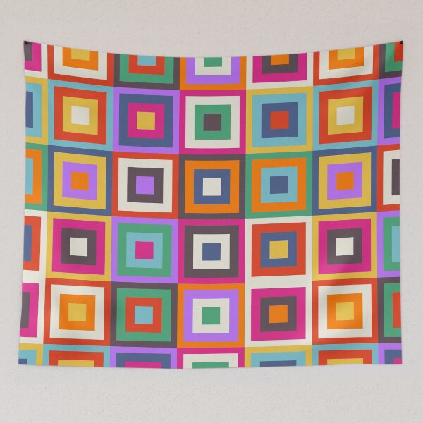 Item preview, Funky Colorful Squares designed and sold by meggydesigns.