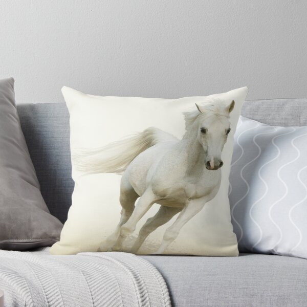 Item preview, White galloping stallion in desert designed and sold by zedvonzee.