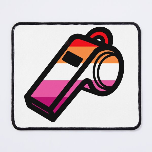 Item preview, Roller Derby Lesbian Flag Whistle designed and sold by Widdershins  Art.