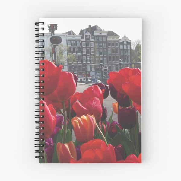 Item preview,  Flor de tulipán en el paisaje de la ciudad de Amsterdam designed and sold by marghe41.