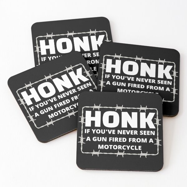 Item preview, Honk If You Have Never Seen A Gun Fired From A Motorcycle designed and sold by Pixelish.