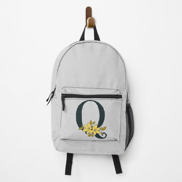 Item preview, Yellow floral Q monogram designed and sold by Coffee Lifestyle.