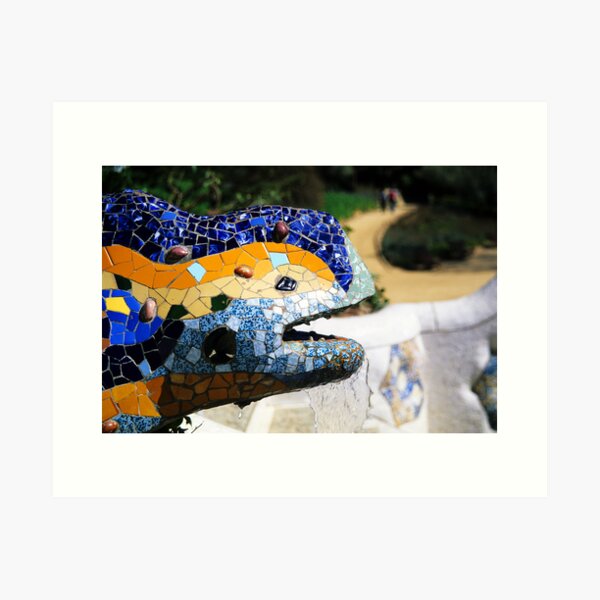Gaudi's Lizard Art Print